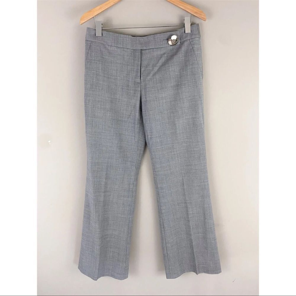 Tory Burch Gray Wool Blend Dress Pants Trousers Women's Size 8